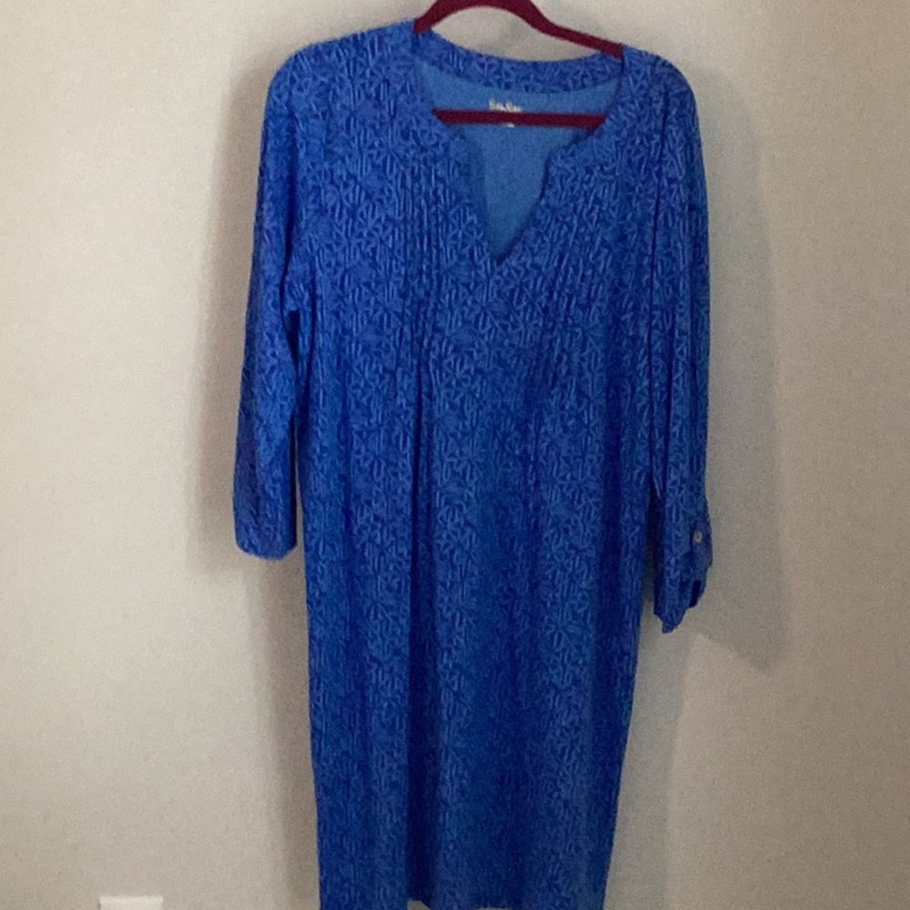 Lilly Pulitzer, beautiful vibrant blue dress